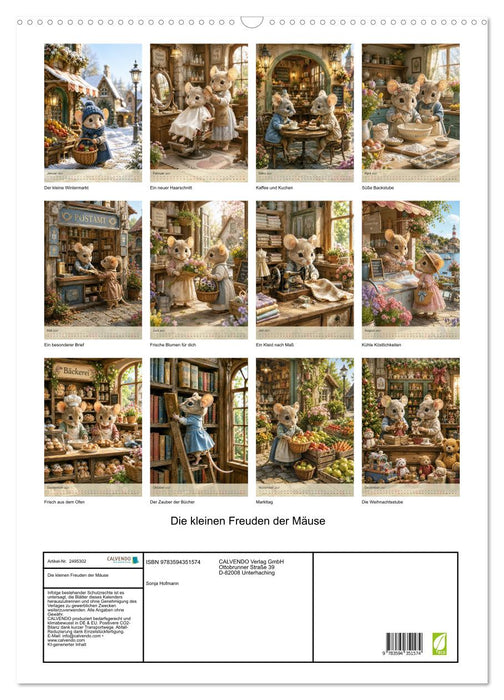 Die kleinen Freuden der Mäuse (CALVENDO Wandkalender 2027)