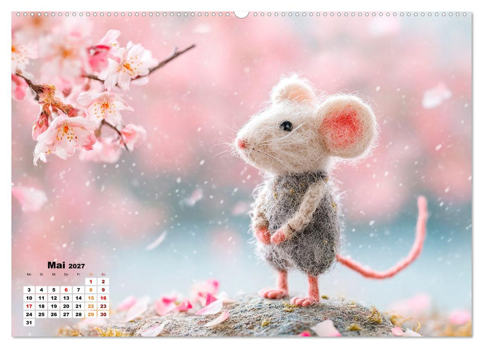Kleine Seelen aus Wolle (CALVENDO Premium Wandkalender 2027)