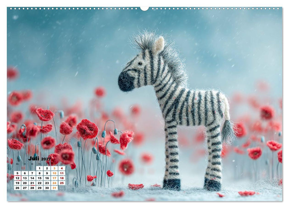 Kleine Seelen aus Wolle (CALVENDO Premium Wandkalender 2027)