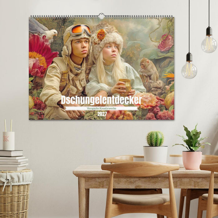 Dschungelentdecker - Verspielte Kreativwerke (CALVENDO Wandkalender 2027)