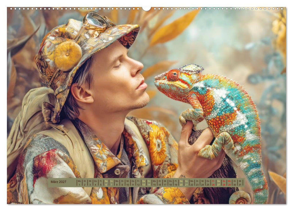 Dschungelentdecker - Verspielte Kreativwerke (CALVENDO Wandkalender 2027)