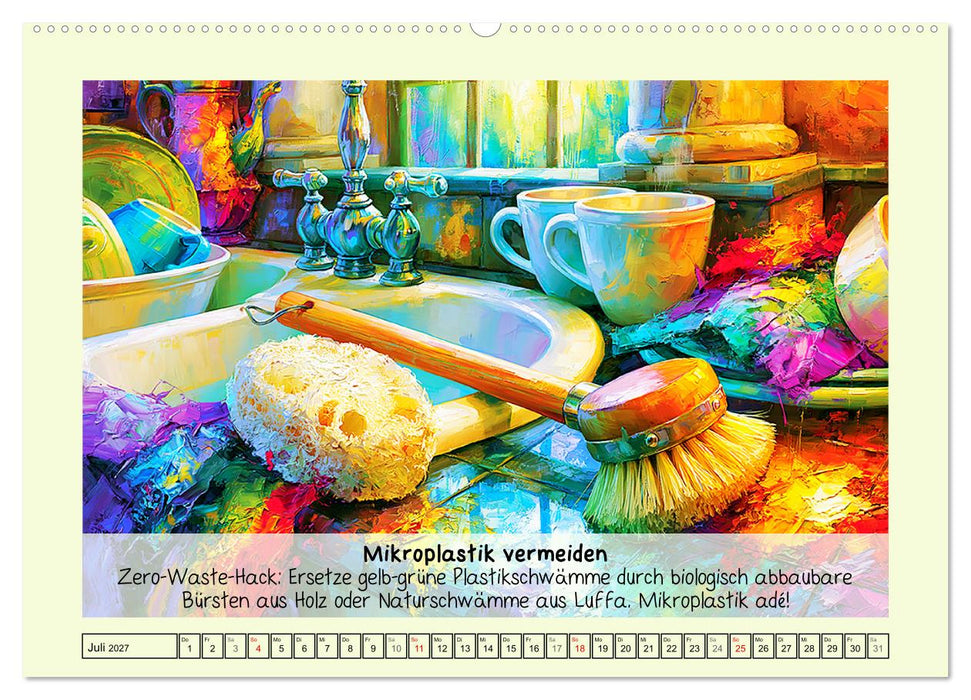 Green Vibes. Einfach nachhaltig leben (CALVENDO Premium Wandkalender 2027)