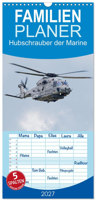 Hubschrauber der Marine (CALVENDO Familienplaner 2027)