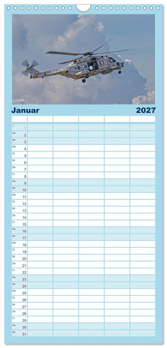 Hubschrauber der Marine (CALVENDO Familienplaner 2027)