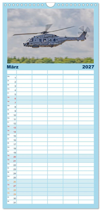 Hubschrauber der Marine (CALVENDO Familienplaner 2027)