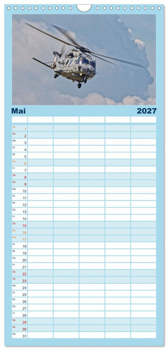 Hubschrauber der Marine (CALVENDO Familienplaner 2027)