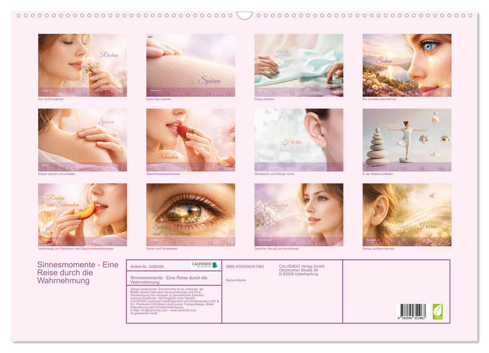 Sinnesmomente - Eine Reise durch die Wahrnehmung (CALVENDO Wandkalender 2027)