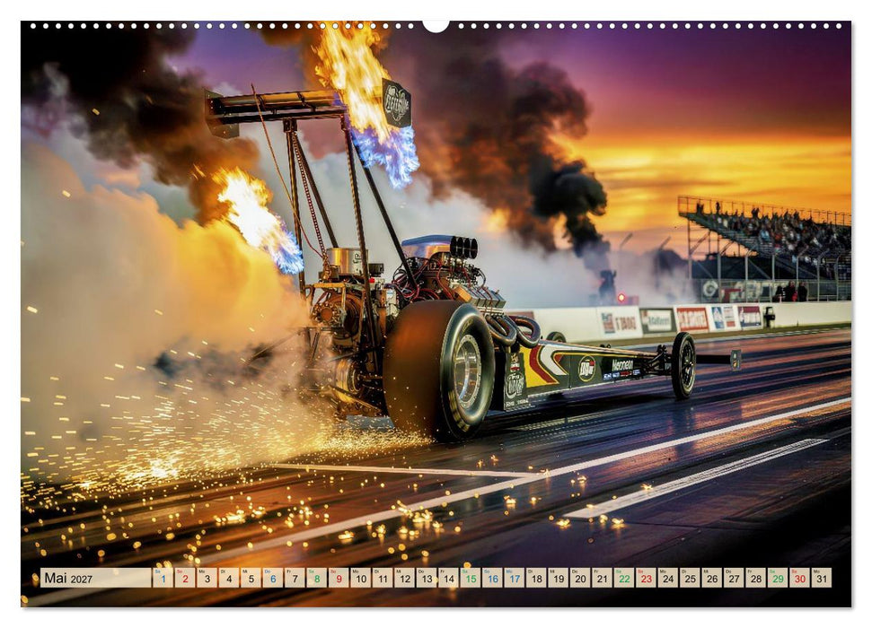Top-Fuel-Dragster (CALVENDO Premium Wandkalender 2027)