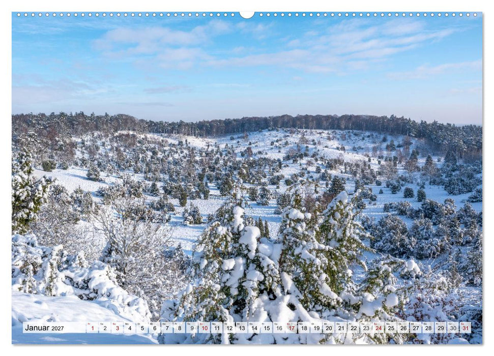 Lüneburger Heide - Wo die Jahreszeiten zu Hause sind (CALVENDO Premium Wandkalender 2027)