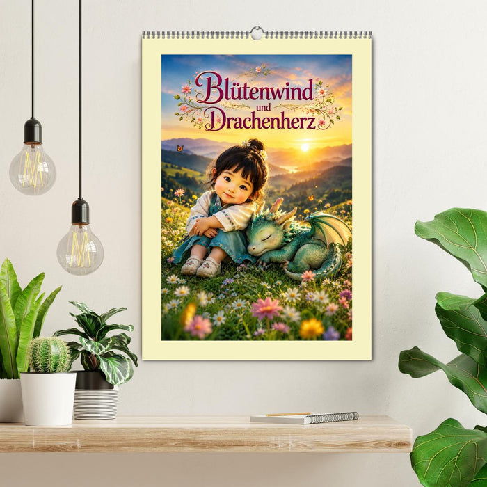 Blütenwind und Drachenherz (CALVENDO Wandkalender 2027)