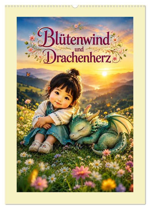 Blütenwind und Drachenherz (CALVENDO Wandkalender 2027)