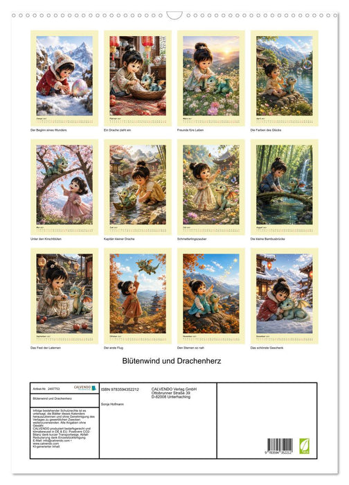 Blütenwind und Drachenherz (CALVENDO Wandkalender 2027)