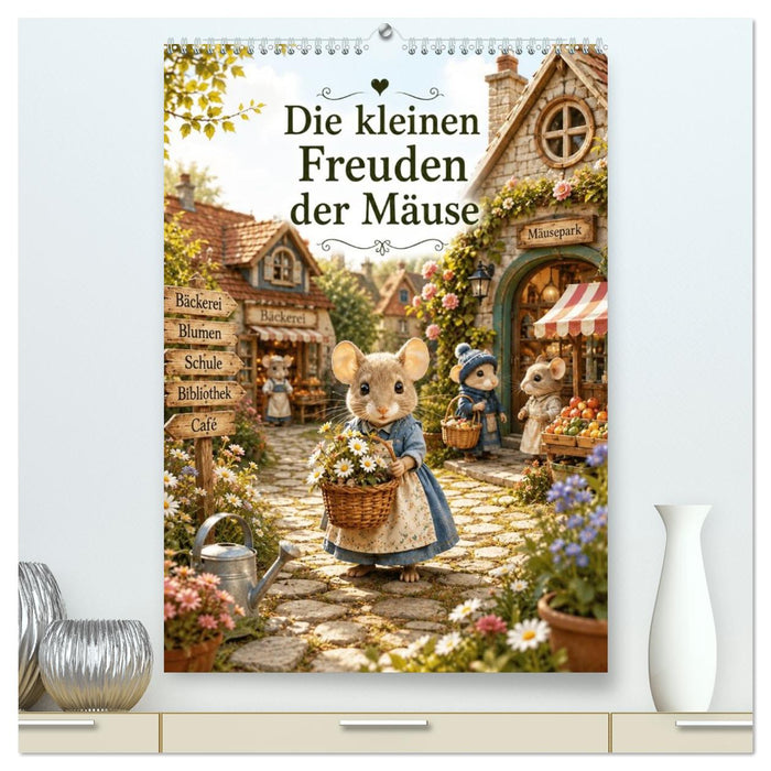 Die kleinen Freuden der Mäuse (CALVENDO Premium Wandkalender 2027)