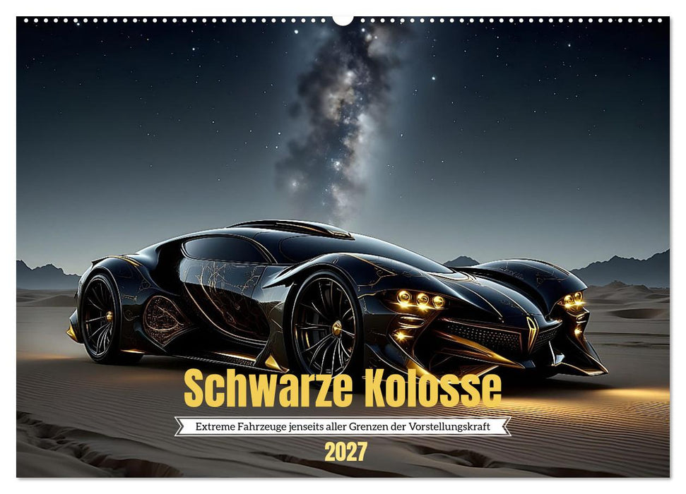 Schwarze Kolosse (CALVENDO Wandkalender 2027)