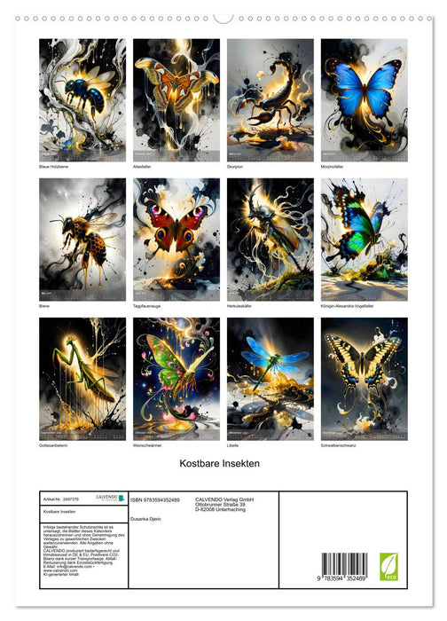 Kostbare Insekten (CALVENDO Premium Wandkalender 2027)