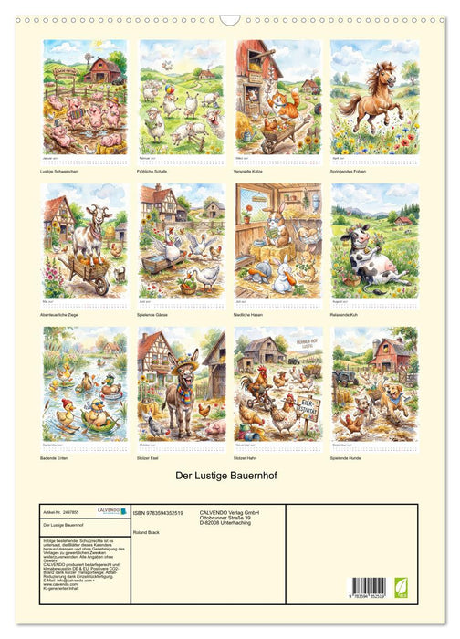 Der Lustige Bauernhof (CALVENDO Wandkalender 2027)