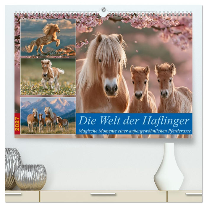 Die Welt der Haflinger (CALVENDO Premium Wandkalender 2027)
