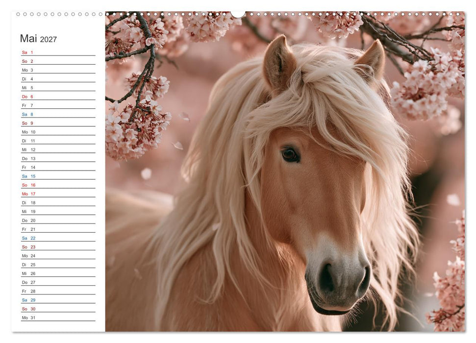 Die Welt der Haflinger (CALVENDO Premium Wandkalender 2027)