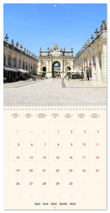 Nancy - Impressions (CALVENDO Calendrier mensuel 2027)