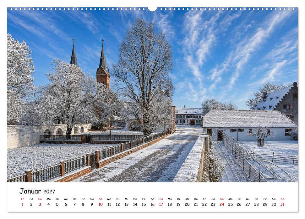 Rund um das Benediktinerkloster Seligenstadt (CALVENDO Premium Wandkalender 2027)