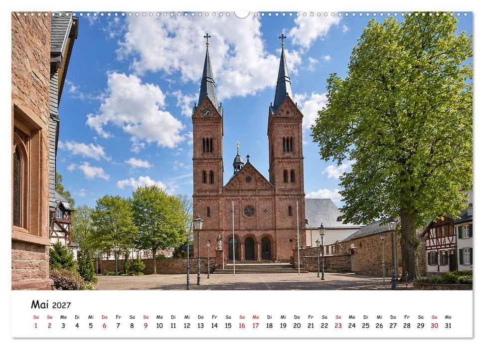 Rund um das Benediktinerkloster Seligenstadt (CALVENDO Premium Wandkalender 2027)