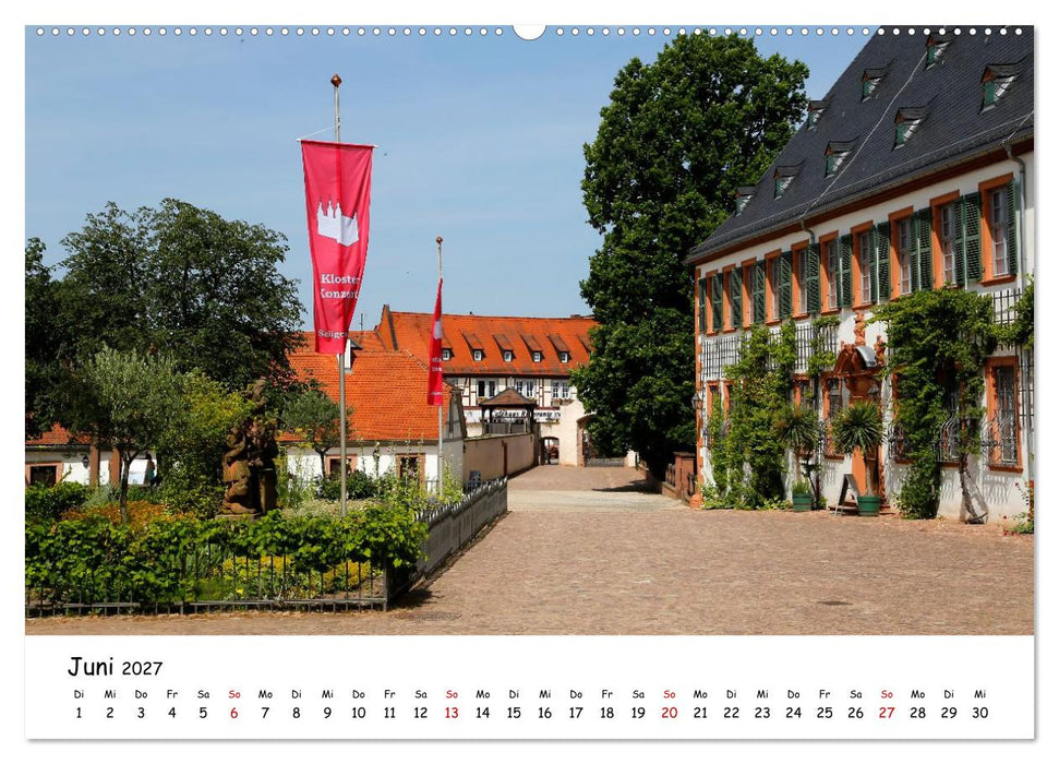 Rund um das Benediktinerkloster Seligenstadt (CALVENDO Premium Wandkalender 2027)
