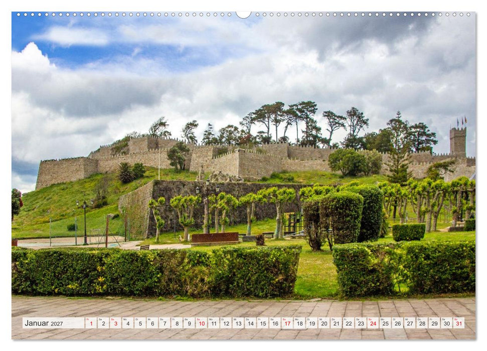 Baiona – Küstenzauber in Galicien (CALVENDO Wandkalender 2027)