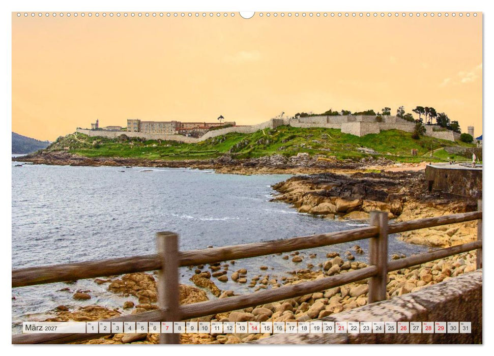 Baiona – Küstenzauber in Galicien (CALVENDO Wandkalender 2027)