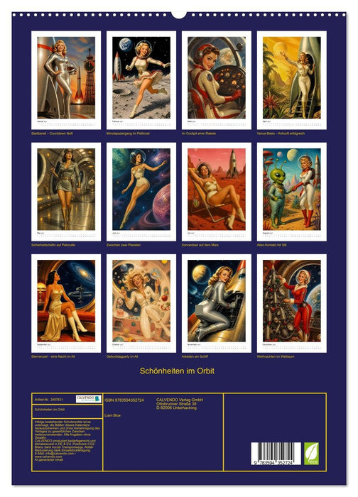 Schönheiten im Orbit (CALVENDO Premium Wandkalender 2027)