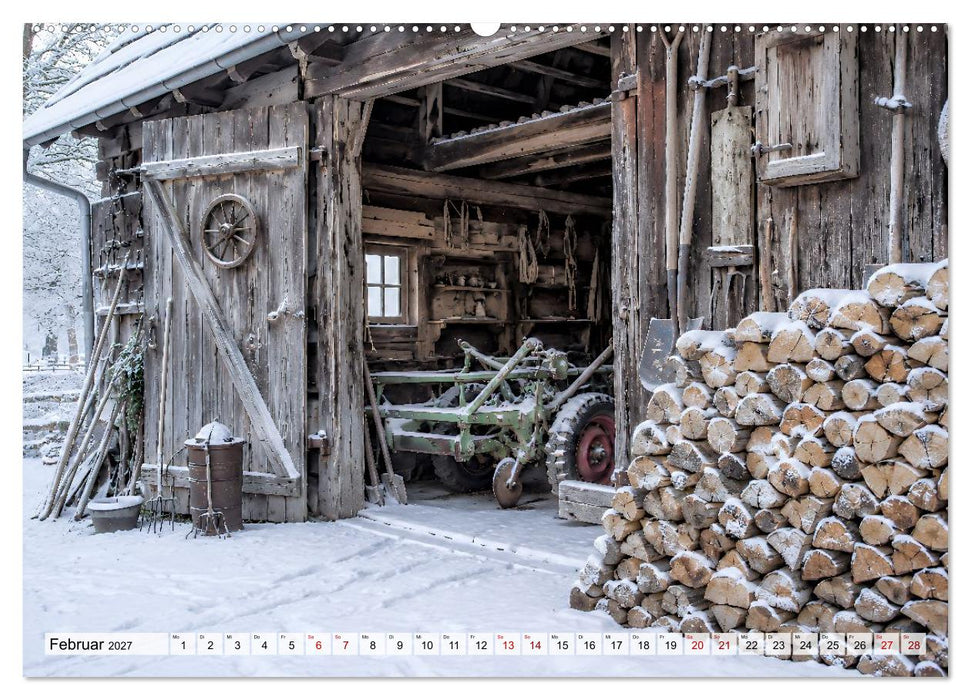 Landwärts im Jahreslauf (CALVENDO Wandkalender 2027)