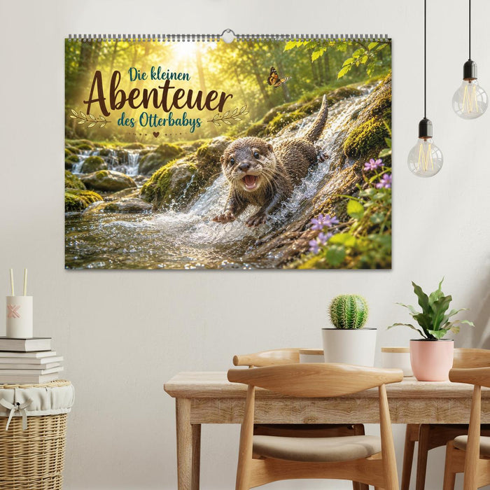 Die kleinen Abenteuer des Otterbabys (CALVENDO Wandkalender 2027)