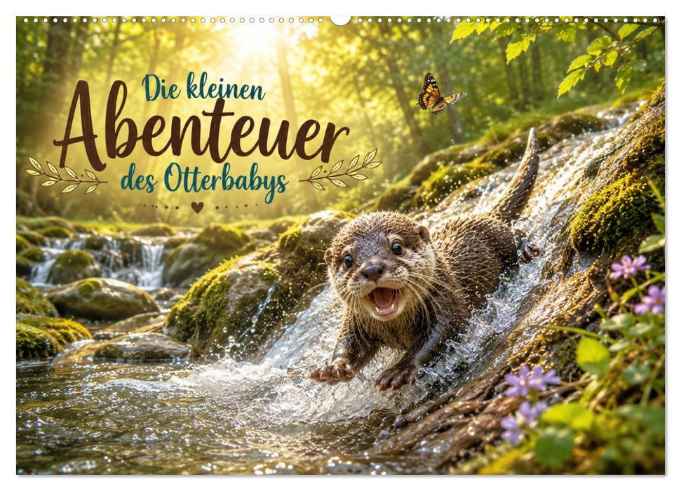 Die kleinen Abenteuer des Otterbabys (CALVENDO Wandkalender 2027)