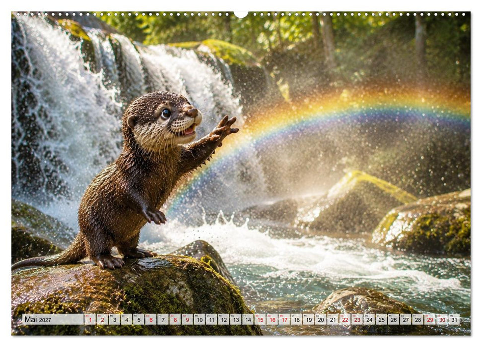 Die kleinen Abenteuer des Otterbabys (CALVENDO Wandkalender 2027)