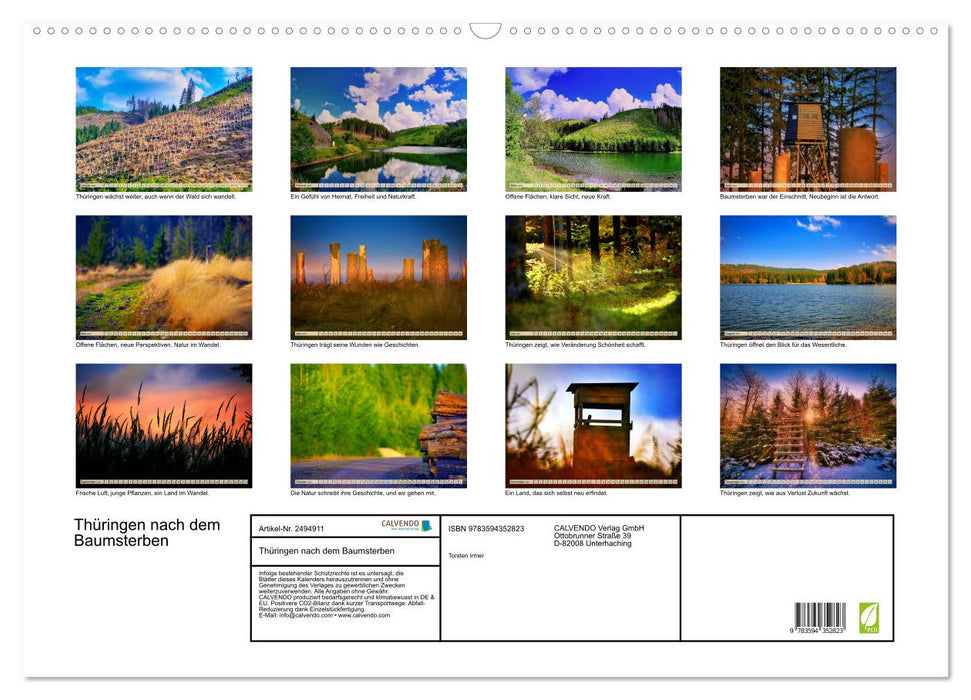 Thüringen nach dem Baumsterben (CALVENDO Wandkalender 2027)
