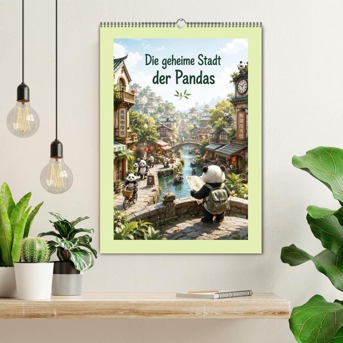 Die geheime Stadt der Pandas (CALVENDO Wandkalender 2027)