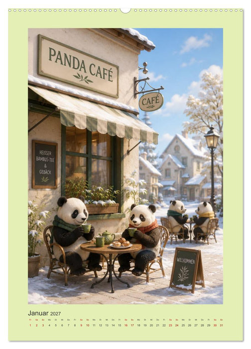 Die geheime Stadt der Pandas (CALVENDO Wandkalender 2027)