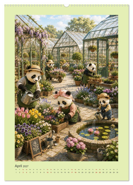 Die geheime Stadt der Pandas (CALVENDO Wandkalender 2027)