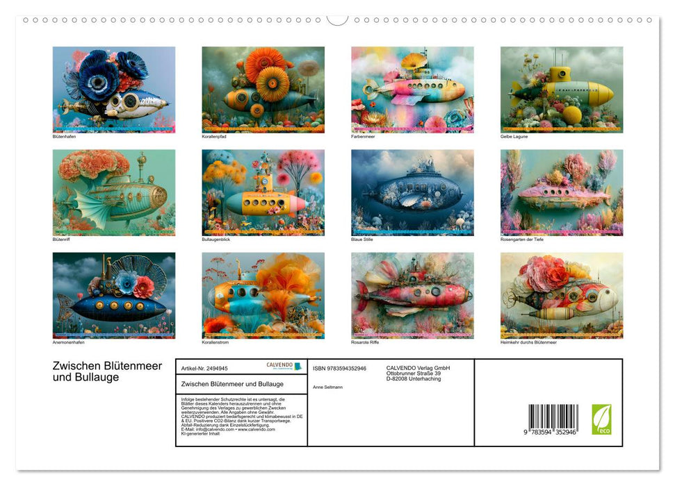 Zwischen Blütenmeer und Bullauge (CALVENDO Premium Wandkalender 2027)