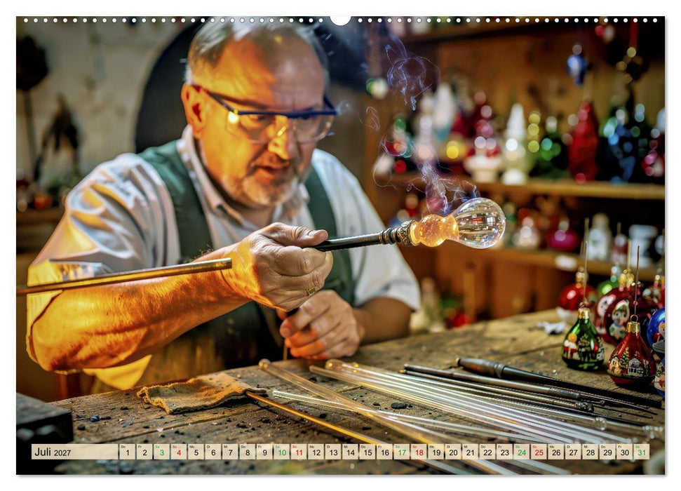 Thüringer - Glaskunst - Handwerk (CALVENDO Premium Wandkalender 2027)