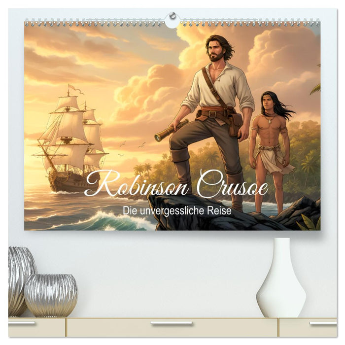 Robinson Crusoe – Die unvergessliche Reise (CALVENDO Premium Wandkalender 2027)