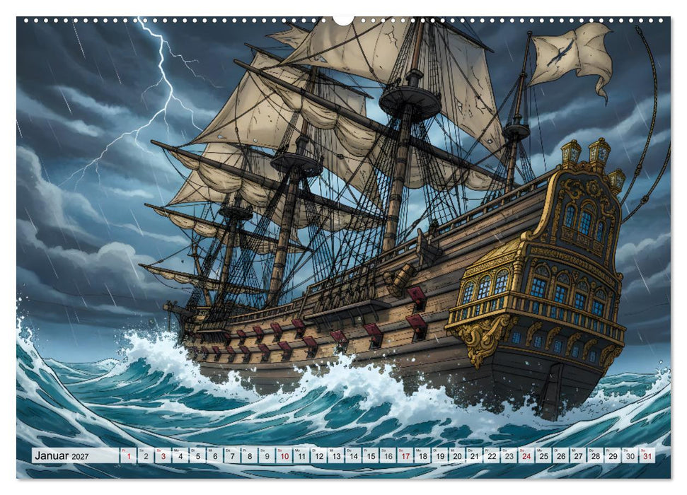 Robinson Crusoe – Die unvergessliche Reise (CALVENDO Premium Wandkalender 2027)