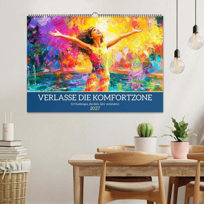 Verlasse die Komfortzone. 12 Challenges, die dein Jahr verändern (CALVENDO Wandkalender 2027)