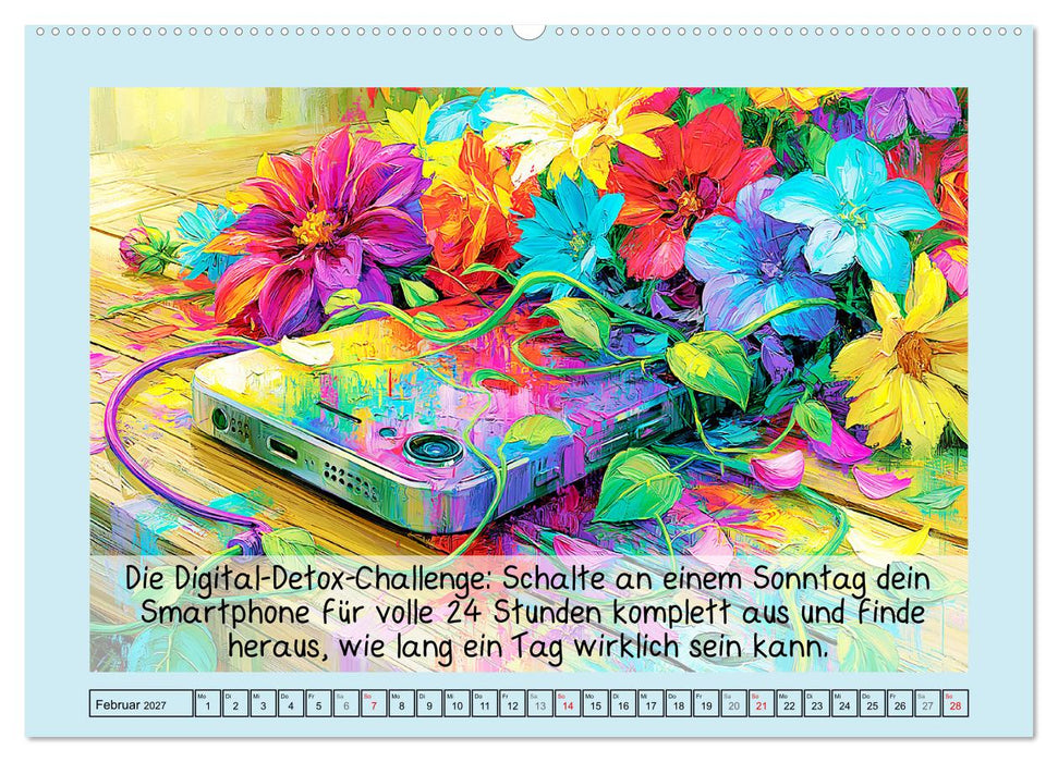 Verlasse die Komfortzone. 12 Challenges, die dein Jahr verändern (CALVENDO Wandkalender 2027)