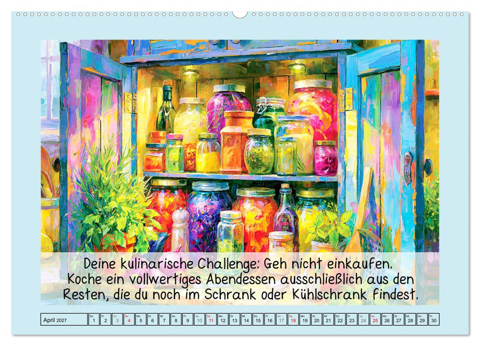Verlasse die Komfortzone. 12 Challenges, die dein Jahr verändern (CALVENDO Wandkalender 2027)