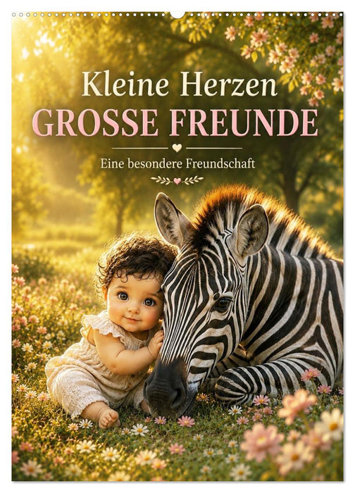 Kleine Herzen GROSSE FREUNDE (CALVENDO Wandkalender 2027)