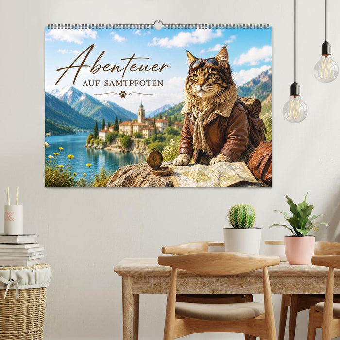 Abenteuer AUF SAMTPFOTEN (CALVENDO Wandkalender 2027)