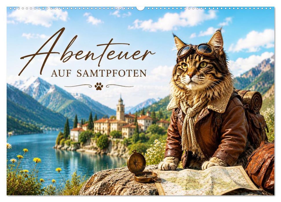Abenteuer AUF SAMTPFOTEN (CALVENDO Wandkalender 2027)