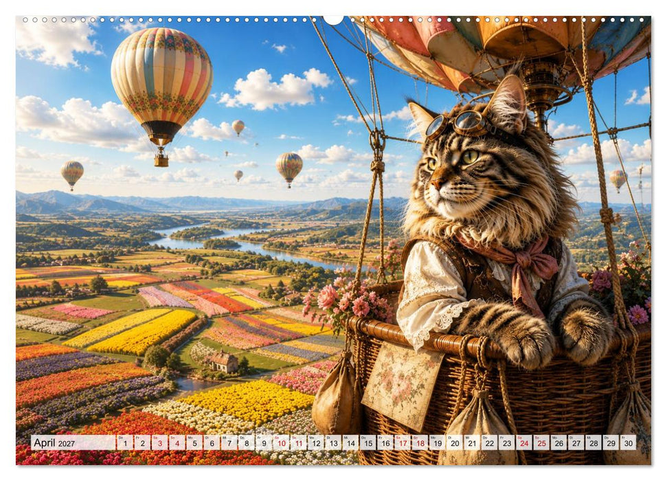 Abenteuer AUF SAMTPFOTEN (CALVENDO Wandkalender 2027)