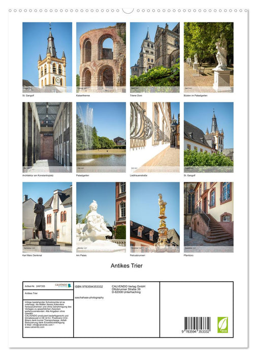 Antikes Trier (CALVENDO Premium Wandkalender 2027)