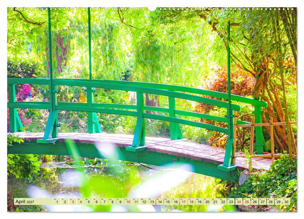 Claude Monet - Sein Garten in sanftem Licht (CALVENDO Premium Wandkalender 2027)